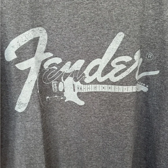 Fender Gray Men's T-Shirt NWOT. Size Large - Picture 4 of 4